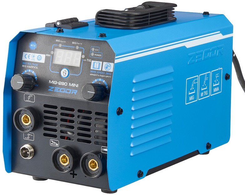 Зварювальний апарат інверторний Zegor MIG-290 MINI, фото 1