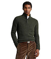 Свитер Polo Ralph Lauren Wool-Blend Mockneck Olive Donegal Доставка від 14 днів - Оригинал