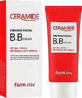 Зміцнювальний ВВ крем із керамідами FarmStay Ceramide Firming Facial BB Cream SPF 50+/PA+++ 50 мл