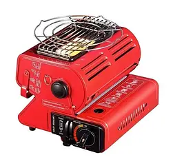 Обігрівач газовий туристичний Yanchuan YC-808B 1.3 кВт для обігріву та приготування їжі D
