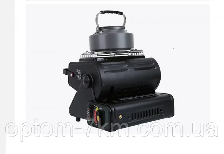 Обогреватель газовый туристический Yanchuan YC-808B 1.3 кВт для обогрева и приготовления пищи Jb - фото 3 - id-p2090457849