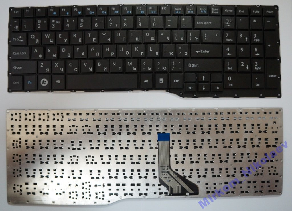 Клавиатура Fujitsu-Siemens LifeBook N532 NH532 без рамки - фото 1 - id-p379620526
