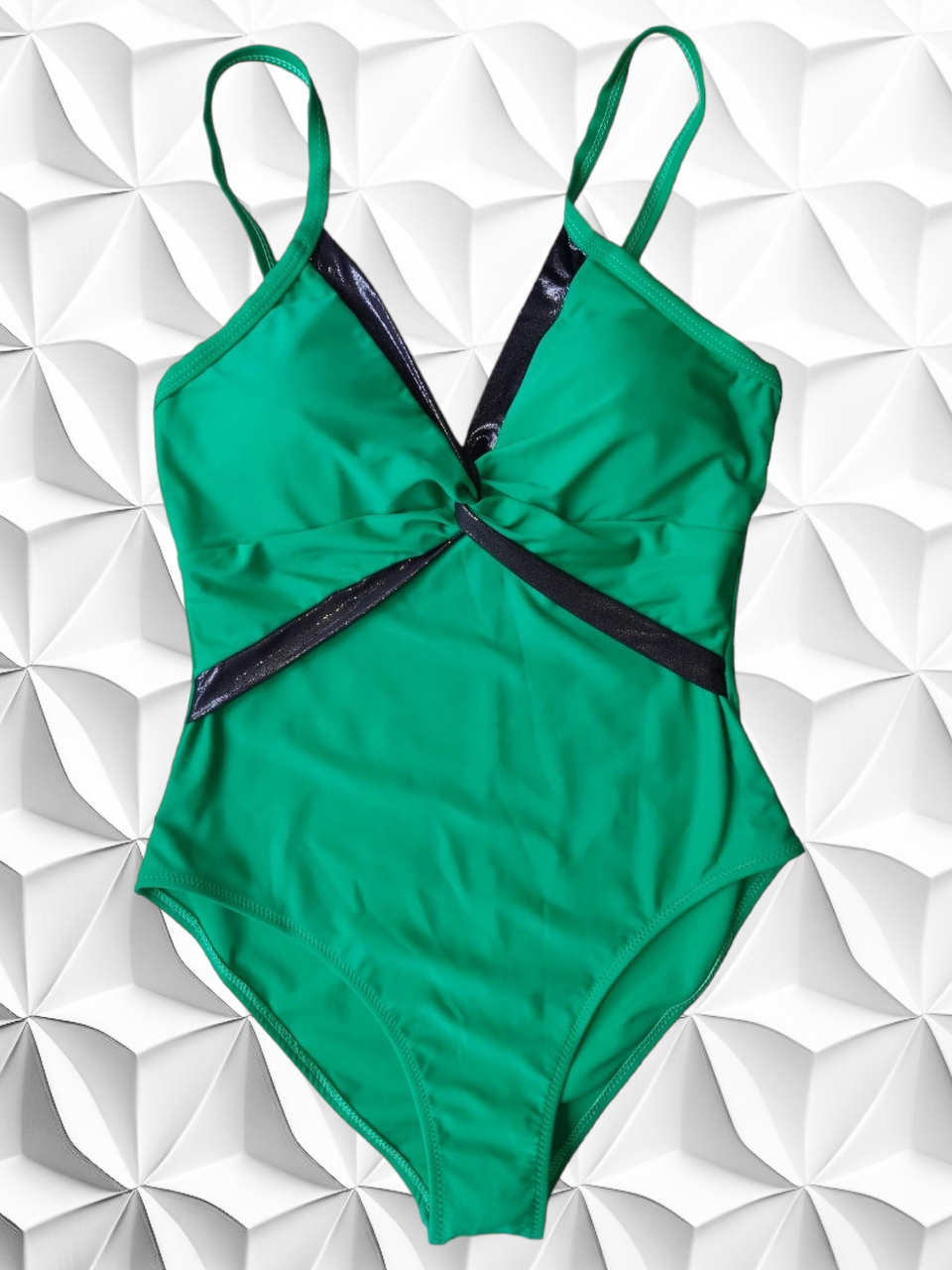ОПТКупальник слитный с закрытой спиной 20222 Инна Samegame зеленый (В НАЛИЧИИ ТОЛЬКО 44 46 48 50 52 УКР