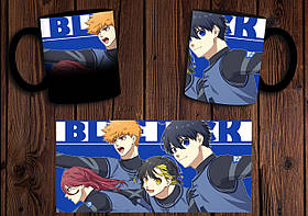 Чашка "Синя в'язниця: Блю Лок" / Кружка Blue Lock №1 Хамелеон