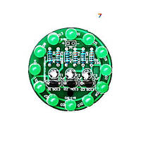 LED KIT Green Электронный набор для самостоятельной сборки светодиодного светильника. Плата + набор деталей.