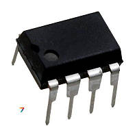 UCC27425P Драйверы FET-IGBT - DIP-8, Nнижн: 2, Uoffset: 15 В, Iout+: 4 А, Iout-: 4 А, Примечание: Dual 4-A