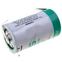 SAFT-LS33600CNR Батарея: литиевая, 3,6В, D, плоские, под пайку, 33,5x61,5мм