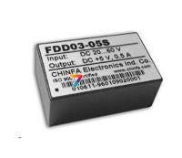 FDD03-05S1 DC/DC, Pвых = 3Вт, Uвх= 9...18VDC, U1 = 5VDC, I1 = 0...0.4А, Корпус: для монтажа на печатную плату