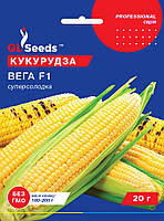 Семена Кукуруза сахарная Вега F1 GL Seeds (Фасовка: 20 г)