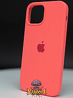 Чехол с закрытым низом на Айфон 13 Оранжевый / Silicone Case для iPhone 13 Pink Pomelo