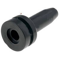 HV2103-PVC-BK-M1 Эластичный кабельный ввод, Диам.отв:3мм, ПВХ, черный, L:27мм