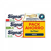 Зубная паста SIGNAL pasta triplo mixto 3x75 ml Доставка від 14 днів - Оригинал