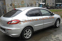 Дефлектори вікон (вітровики) COBRA-Tuning CHERY M11 Sedan 2008+