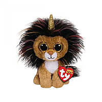 Детская игрушка TY 36252 peluche ramsey-lion w. horn 15 cm. Доставка від 14 днів - Оригинал