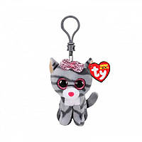 Детская игрушка TY 35243 peluche clip kiki grey cat 10cm Доставка від 14 днів - Оригинал