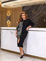 Сукня святкова міді паєтки, фото 4