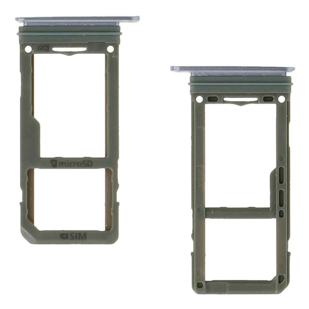 Тримач SIM-карти та microSD для Samsung G955 Galaxy S8 Plus (Orchid grey) One Sim
