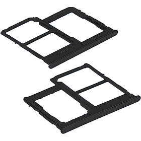 Тримач SIM-карти та microSD для Samsung A315 Galaxy A31 (2020) (Black)