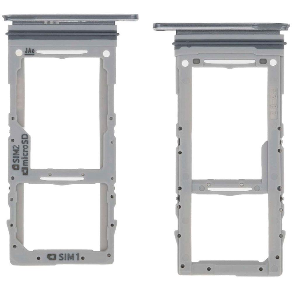 Тримач SIM-карти та microSD для Samsung G981 Galaxy S20 5G (Cosmic grey) Dual Sim
