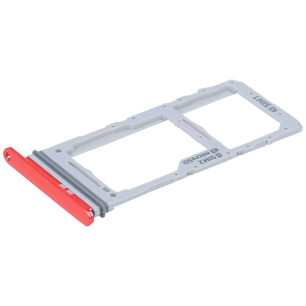 Тримач SIM-карти та microSD для Samsung G988 Galaxy S20 Ultra (Red) Dual Sim