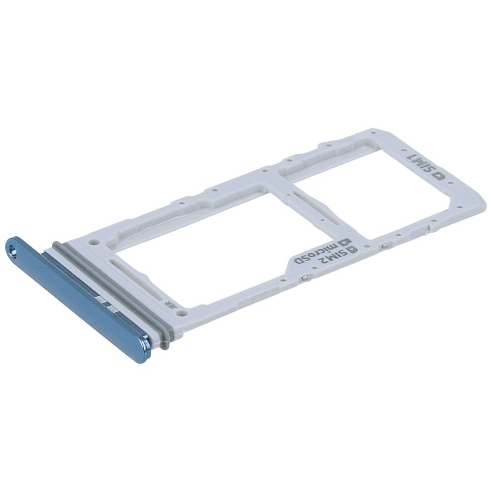 Тримач SIM-карти та microSD для Samsung G988 Galaxy S20 Ultra (Blue) Dual Sim
