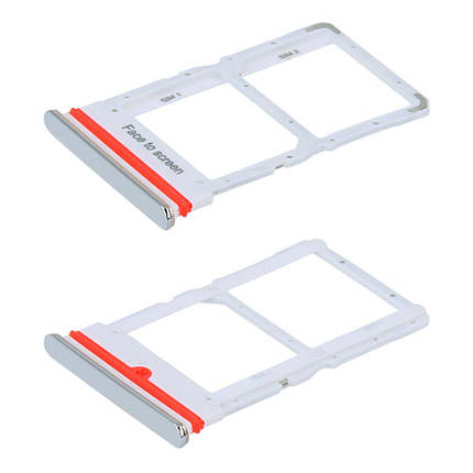 Тримач SIM-карти та microSD для Xiaomi Mi 10 Lite (White), фото 1