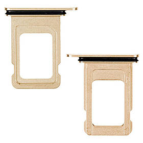 Тримач SIM-карти для Apple iPhone 11 Pro Single Sim (Gold)