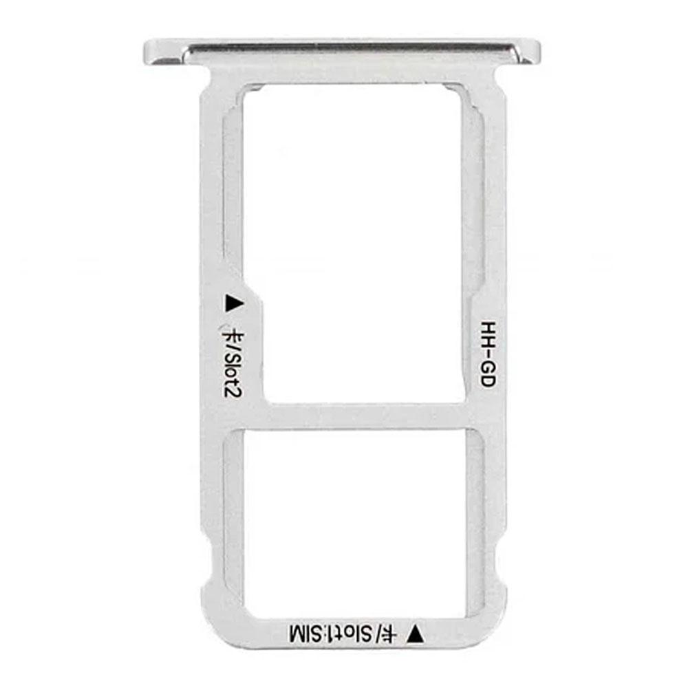 Тримач SIM-карти та microSD для Huawei Honor 6X (Silver)