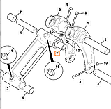 809/00125, 808/00362, 809/00125A, 40/303392 Втулка 45х55х42.2мм в кріплення тяги заднього ковша  до ручки JCB 3CX, 3CX Super, 4CX, фото 3