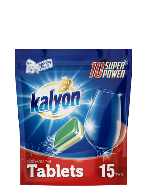 Капсули для посудомийних машин Kalyon Dishwasher Tablets 15 шт