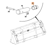 1207/0011 Втулка у вушко штока г/циліндра переднього ковша на JCB 3CX, 4CX, фото 2