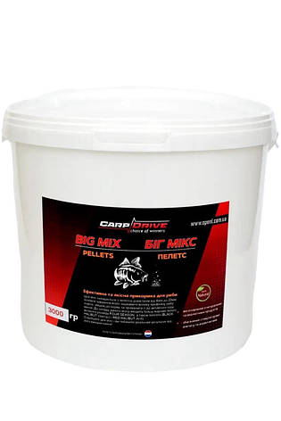 Pellets пеллетс мікс, пеллетс на коропа Carp Dream Big Mix (преміум класу) 3000 гр відро, фото 1
