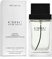 Туалетная вода мужская Carolina Herrera Chic For Men 100 мл Тестер