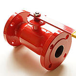 Кран повнопрохідний кульовий сталевий фланцевий 11с38п1 Ду40 Ру40 пар, фото 2