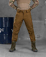 Тактические штаны soft shell Leon койот Военные брюки софтшелл на флисе