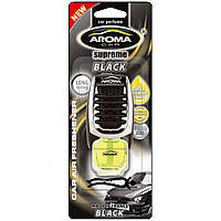 Ароматизатор воздуха в авто Aroma Car Supereme Slim Black, 8ml