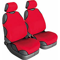 Майки универсал автомобильные Beltex Cotton красный, 2шт.на передние сиденья, без подголовников