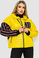Куртка женская демисезонная, цвет желтый, размер 6XL-7XL FA_008917