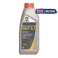 Тормозная жидкость Comma DOT 5.1 BRAKE FLUID 1л