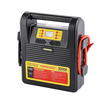 Пусковий пристрій (Jump Starter) Powerforce HD3000 (12-24 Вольт, 3000А, 68000 mAh)