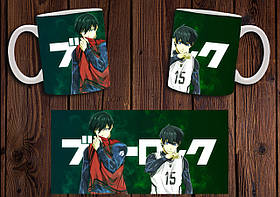 Чашка "Синя в'язниця: Блю Лок" / Кружка Blue Lock №9