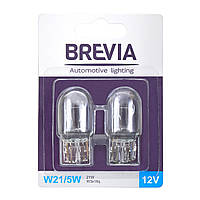 Лампа накаливания Brevia W21/5W 12V 21/5W W3x16q B2, 2шт