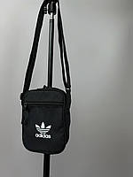 Сумка через плечо Adidas / Мессенджер Адидас / черная сумка Адидас