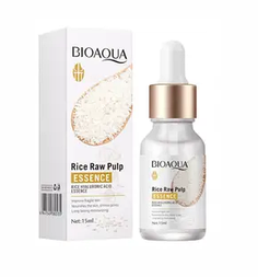 Омолаживающая сыворотка для лица с экстрактом риса Bioaqua Rice Raw Pulp Essence, 15 мл.