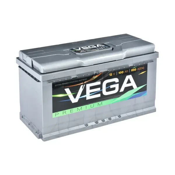 Акумулятор автомобільний VEGA Premium 100 Ah (R+) (850А)