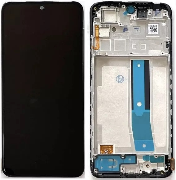 Дисплей Xiaomi Redmi Note 11 4G модуль в зборі з тачскріном і рамкою, Incell, чорний