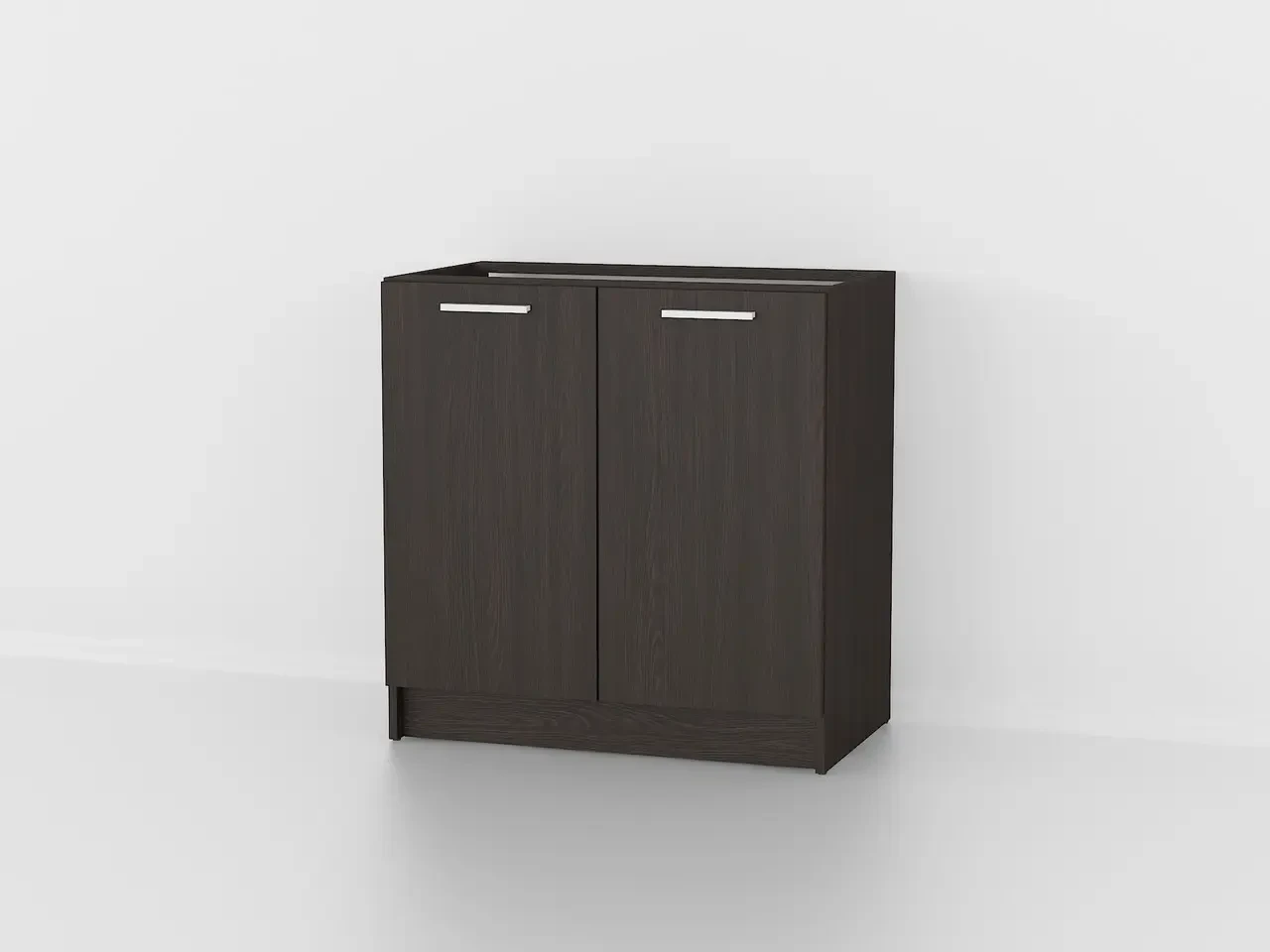 Нижній модуль для кухні MebelProff НМ820-600+мийка, кухонний модуль, тумба 600 мм під мийку (без стільниці) Венге