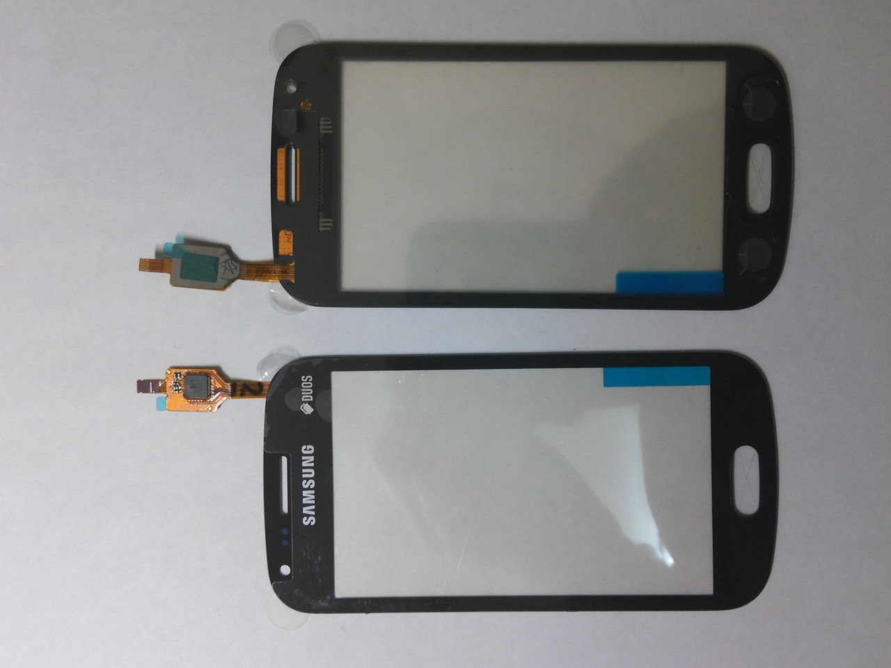 Сенсорне Скло Samsung S7562, Galaxy S Duos чорне original.