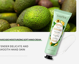 Увлажняющий крем для рук Sadoer Hand Cream Avocado с экстрактом авокадо, 30 г.