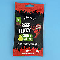 Hot Chip Beef Jerky Chilli Lime 25 г